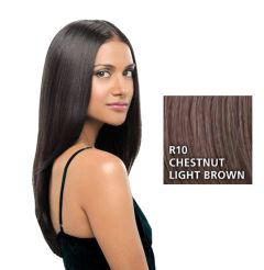22 Clip in Straight Chestnut/Light Brown
