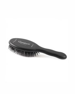 Acca Kappa Oval Brush - Black Wood