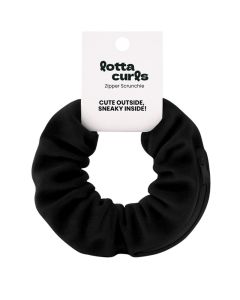 Zipper Scrunchie Black